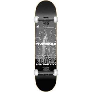 5Boro Empire Complete Skateboard   8.0 w/Mini Logo Wheels:  