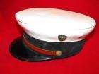 VTG Custom Made Head Master Uniform Firemans Dress Parade Hat Safe 