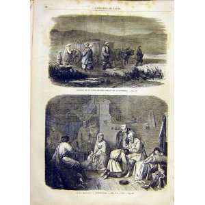  Peasants Russian Donnant Benediction Yvan Print 1859