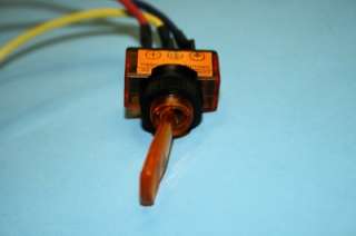 12V ORANGE TOGGLE SWITCH ON OFF 12 VOLT DC CAR ITSLA W  