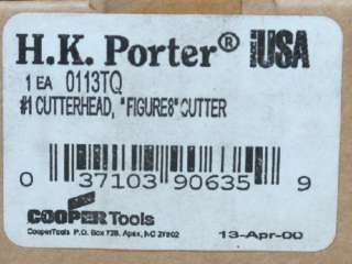 HK PORTER 0113TQ #1 REPLACEMENT FIGURE 8 5/16 CABLE CUTTER HEADS 