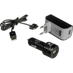  Xuma USB Wall & Car Charging Kit with iPod/iPhone Charge 