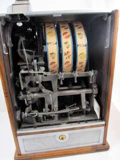 Antique HUGE Jennings Dutch Boy 5 Cent Slot Machine   Working  