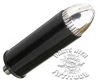 12 GAUGE BULLET SHIFTER PEG for HARLEY (BLACK SHELL)  