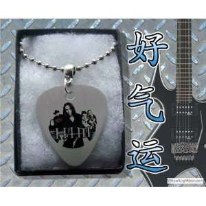  HIM Metal Guitar Pick Necklace Boxed Music Festival Wear: Electronics