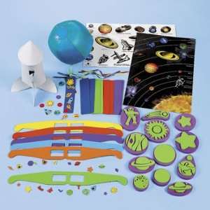  570 Pc Super Mega Space Educational Craft Kit   Curriculum 