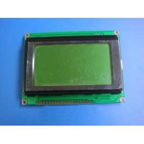 128x64 Graphic LCD Display module Yellow Green backlight 1pcs + 1pcs 