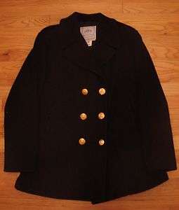US Navy Uniform   Peacoat 100% Wool   Female Officer   Size 12R  