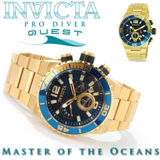   Watch Pro Diver Quest Quartz Chronograph Stainless Steel Bracelet 1344