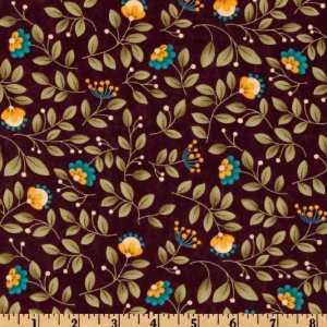  44 Wide Moda Grand Finale Flower Buds Violet Fabric By 