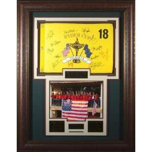  2008 Ryder Cup Team   Signed & Framed   Collage Display 