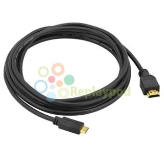 10FT Mini HDMI to HDMI Cable Cord Lead For Asus Eee Pad Transformer 