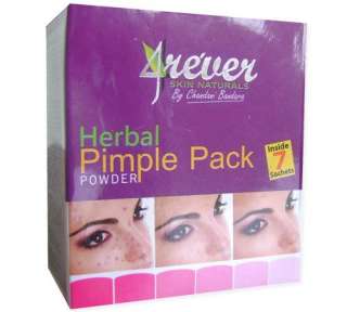 Herbal Pimple Pack ( Powder) Acne Treatment 7 Sachets  