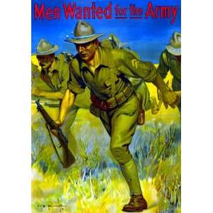    Men Wanted for the Army 28x42 Giclee on Canvas