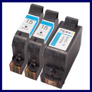 Pack Ink Cartridge for HP 15 78 Combo HP15 HP78 C8789BN PSC 750 