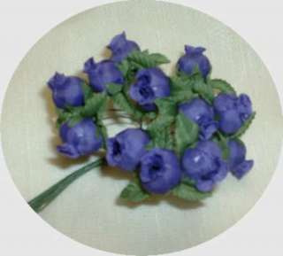 Purple Silk Rose Bud Flowers 144 Sm. 3/4 1551  