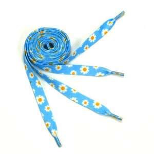    (Blue) Flower Fashion Shoelace 115~120cm (7094 2) Toys & Games