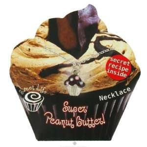 Zorbitz   Sweet Life Cupcake Necklace Super Peanut Butter  