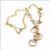 Cool! Mens 24K Yellow Gold Filled Rope Necklace 24  