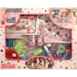  49 Piece Cupcake Party Set Lil Gourmet Set: Toys & Games