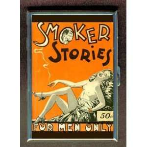 SEXY RETRO PINUP SMOKING ID Holder Cigarette Case or Wallet: Made in 