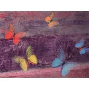  Schmetterling Mauve by Lente Louisa 31.50X23.50. Art 