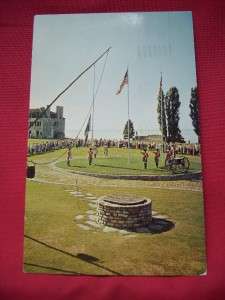 1964 YOUNGSTOWN NY FLAG CEREMONY AT OLD FORT NIAGARA PC  