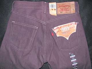 LEVIS 501 Str8 Button Fly Shrink 2 Fit Jeans NWT 29 30  