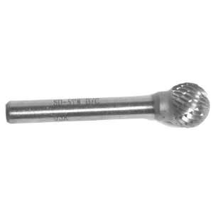 Champion Cutting Tool USD2 Uncoated Double Cut Bur, Ball Shape Solid 