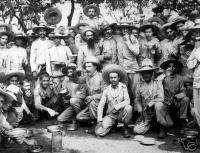 Spanish American War Prisoners Manila CA 1898  