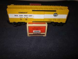   TRAINS 6464 500 TIMKEN ROLLER FREIGHT BOX CAR 6 19212 W/OB  