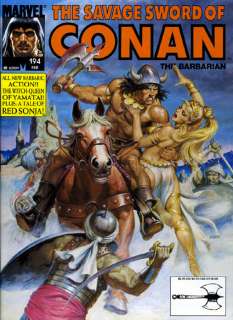 SAVAGE SWORD OF CONAN #194 Roy Thomas · John Buscema  