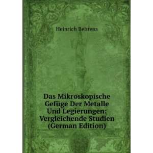   Studien (German Edition) (9785874805456) Heinrich Behrens Books