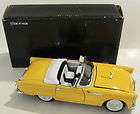 1955 DIECAST YELLOW FORD THUNDERBIRD CONVERTIBLE 1:24 TOY CAR SS7714 W 