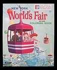 official new york world s fair nywf coloring book 1964