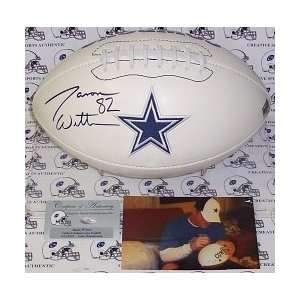  Jason Witten Signed Dallas Cowboys Logo Football 