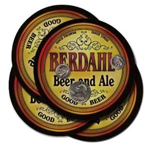  BERDAHL Family Name Beer & Ale Coasters: Everything Else