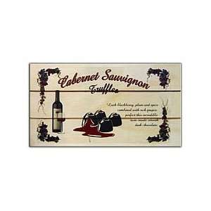 Cabernet Sauvignon Wine/Dark Choc. 12 pc Grocery & Gourmet Food