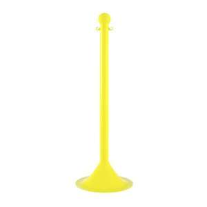 Mr. Chain 91502 6 Yellow Stanchion, 2 link x 41 Overall Height, Pack 