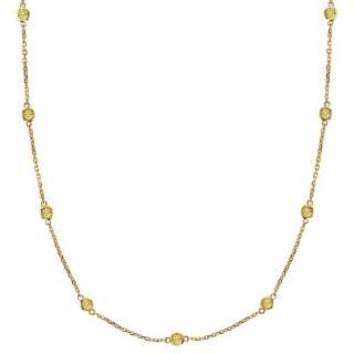   Yellow Canary Diamonds by The Yard Station Necklace 14k Yellow Gold