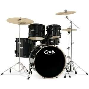 PDP Mainstage Complete Drum Kit   Black Metallic Musical 