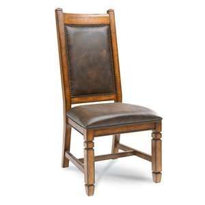  A.R.T. Deep River Upholstered Side Chair in Distressed 