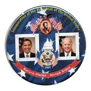 LOT OF 2 Obama Biden 2009 Inauguration Button with beautiful designs 