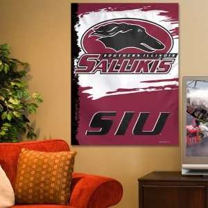   Southern Illinois Salukis 27 x 37 Vertical Banner Flag: Home