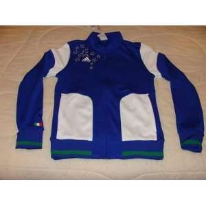  Team Italy 2010 World Cup Soccer Track Jacket M Women 