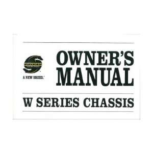  2007 WORKHORSE W SERIES Chassis Owners Manual: Automotive