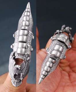 VERY UNIQUE DESIGNS FULL FINGER ARMOR RING very flexible made up of 