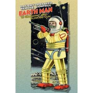  Battery Operated Earth Man by Unknown 12x18: Electronics