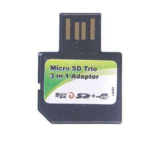   Trio TransFlash USB Card Reader   TF to SD Converter 