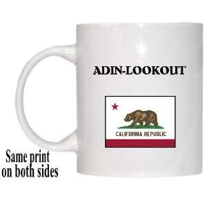  US State Flag   ADIN LOOKOUT, California (CA) Mug 